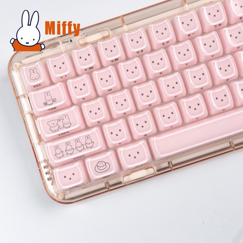 Kawaii Miffy Keycaps Cute Rabb - Pc Gaming Lounge 评论和价格