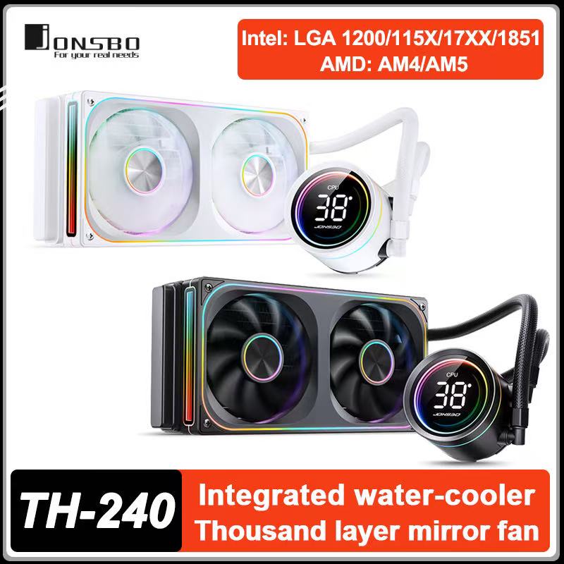 JONSBO TH-240 CPU Water Cooler - Pc Gaming Liquid 评论和价格