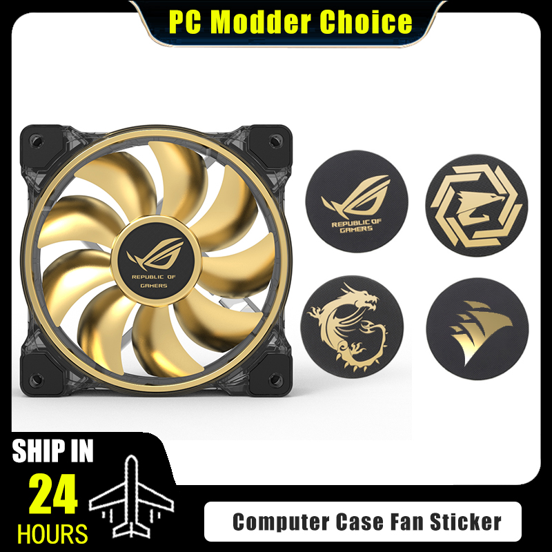 Computer Case Fan Logo Sticker - Pc Gaming Lounge 评论和价格