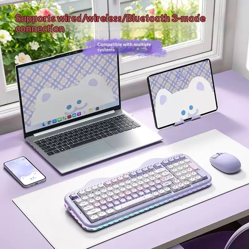 YUNZII C98 Mechanical Keyboard - Pc Gaming Pink 评论和价格