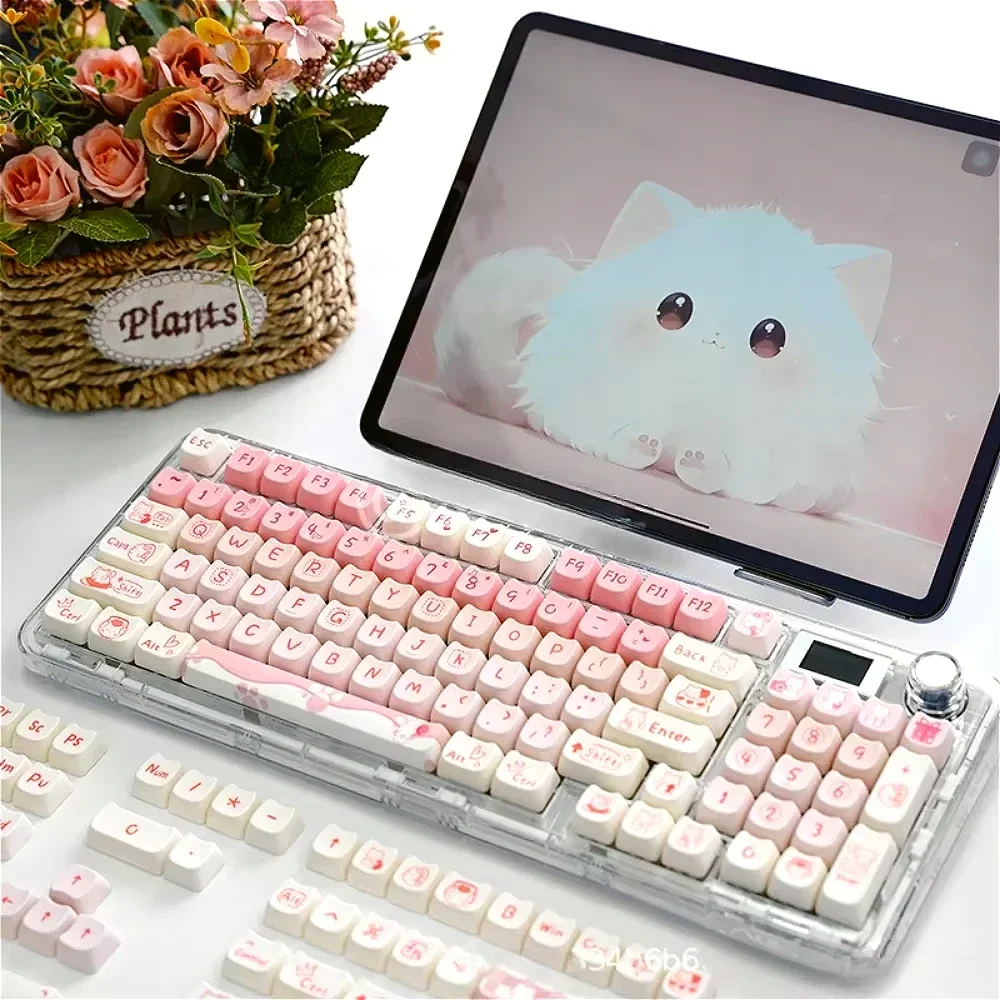 Pink Kitten Keycap, Cat Head S - Pc Gaming Pink 评论和价格